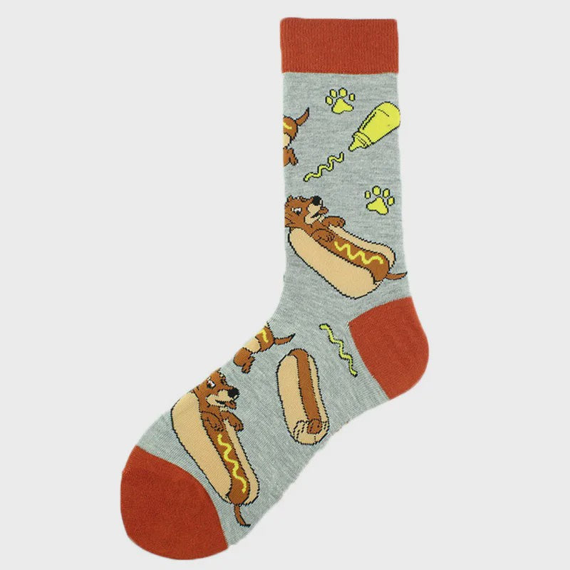 Unisex Happy Socks met Vrolijke Ontwerpen: Dinosaurus, Alien, Haai & Meer