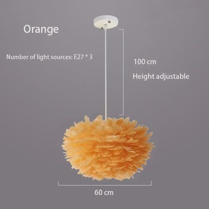 Nordic Veer Plafondlamp - Sfeervolle LED Hanglamp voor Woonkamer, Slaapkamer & Eetkamer