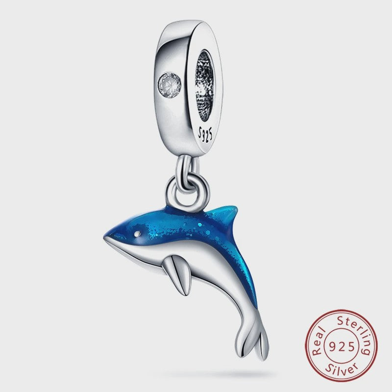 925 Sterling Zilver Charms: Walvishaai, Zeepaardje & Dolfijn - Luminous DIY Sieraden & Cadeaus