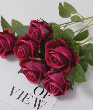 Kunst Rozen Takken - Realistische Kunstbloemen voor Bruiloft & Decoratie (1, 5, 10, 20 stuks)