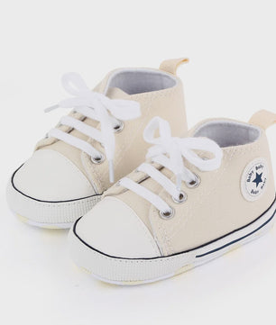 Babyschoenen Canvas Sneakers - Eerste Stapjes Schoentjes met Zachte Zool