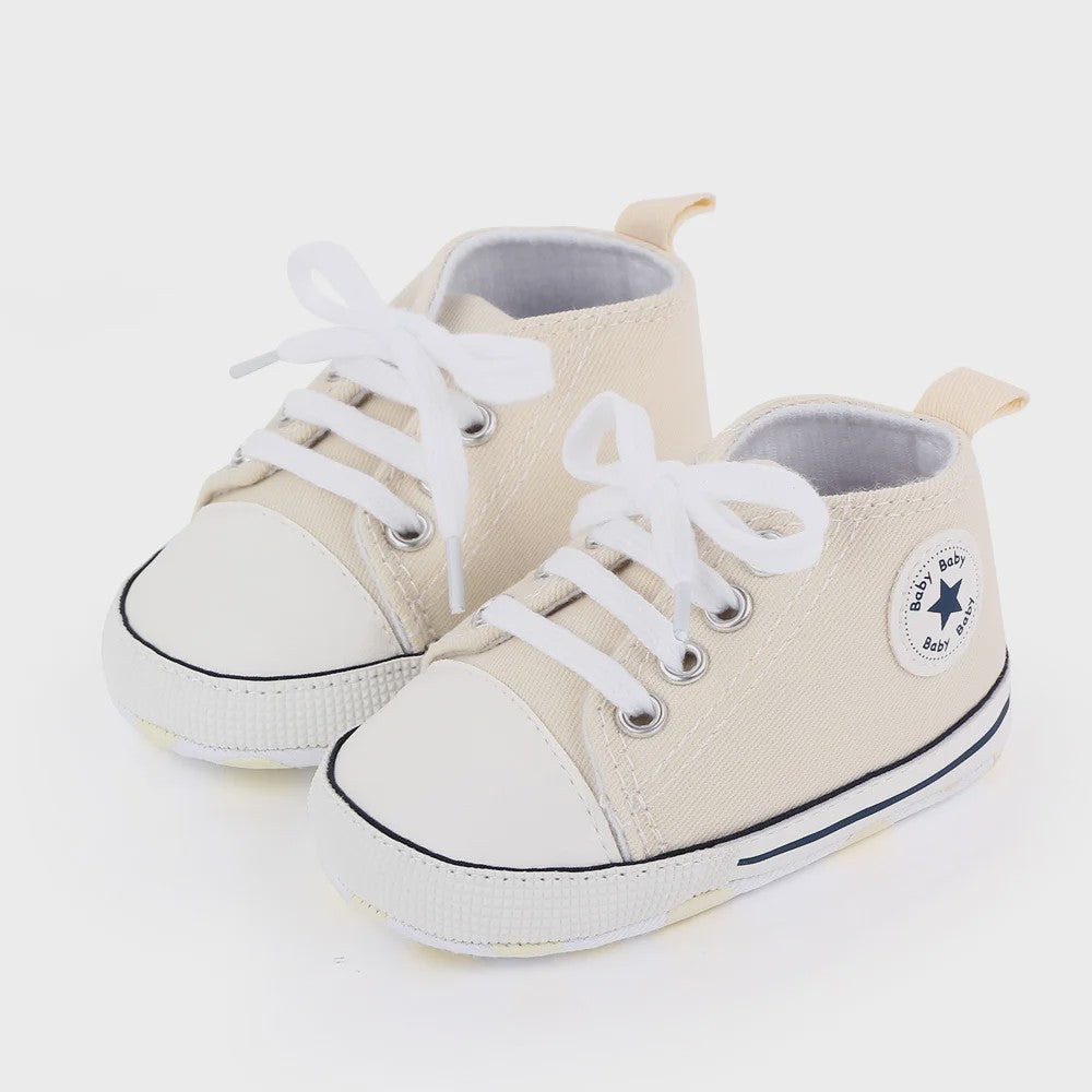 Babyschoenen Canvas Sneakers - Eerste Stapjes Schoentjes met Zachte Zool
