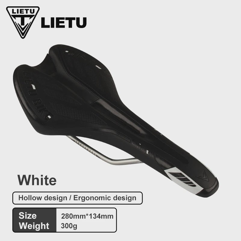 LIETU Fietzadel - Comfortabel MTB & Racefiets Zadel met Siliconen Gel Kussen en Antislip Grip