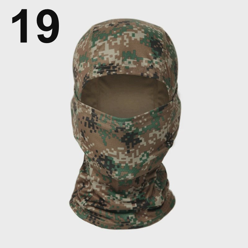 Multicam Camouflage Balaclava - Volledig Gezicht Hoofddeken voor Skiën, Fietsen & Outdoor