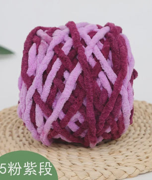 Chenille Garen 100g/bol - Super Zacht Dik Wol Garen voor Handbreien, DIY Sjaals & Projecten