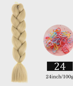 24 Inch Jumbo Braids Haarverlenging - Synthetisch Vlechtkapsel met Ombre Kleuren