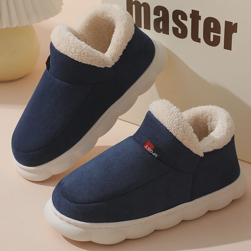 Herenslippers Winter Laarzen - Zachte Pluche & Katoen, Warm & Comfortabel voor Binnen