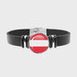 Leren Armband met Vlag van [Land] - Stijlvolle Bangle voor Dames en Heren