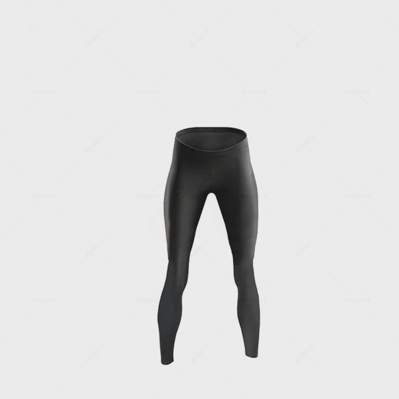 Heren Fietsset Lange Mouw Jersey met Bib Pants - Ademend en Comfortabel