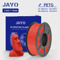 JAYO PETG 3D Printer Filament - 1.75mm Clear, 1.1kg, Hoge Taaiheid, Net Gewikkeld