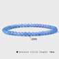 Natuursteen Armband met Kwarts, Kattenoog, Jades & Aquamarijn Kralen - Stretch Bangle voor Dames & Heren