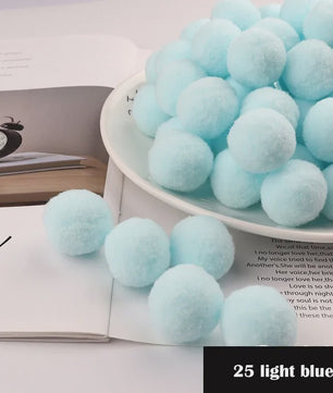 Mix van Zachte Pompoms (8-30mm) voor Knutselen, Decoratie & Speelgoed