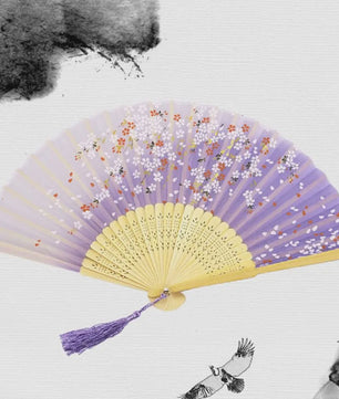 Elegante Chinese Vouwbare Handwaaier - Perfect voor Feest, Dans & Cosplay