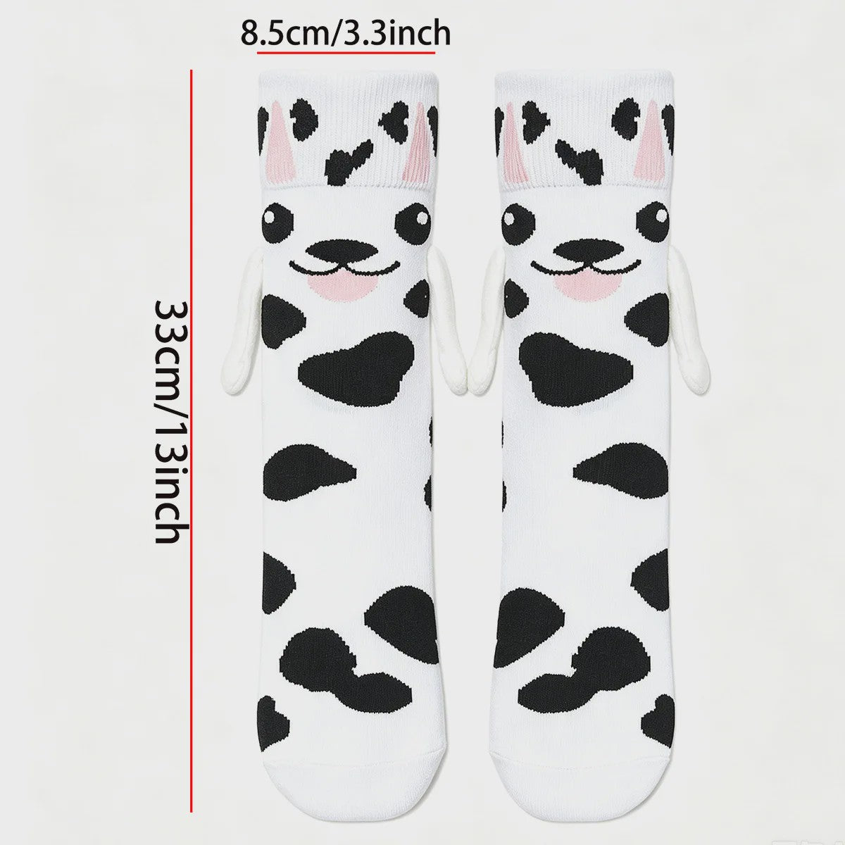 Schattige 3D Kinder Sokken met Dierenprints - Konijn, Koe, Kikker, Hond & Meer!