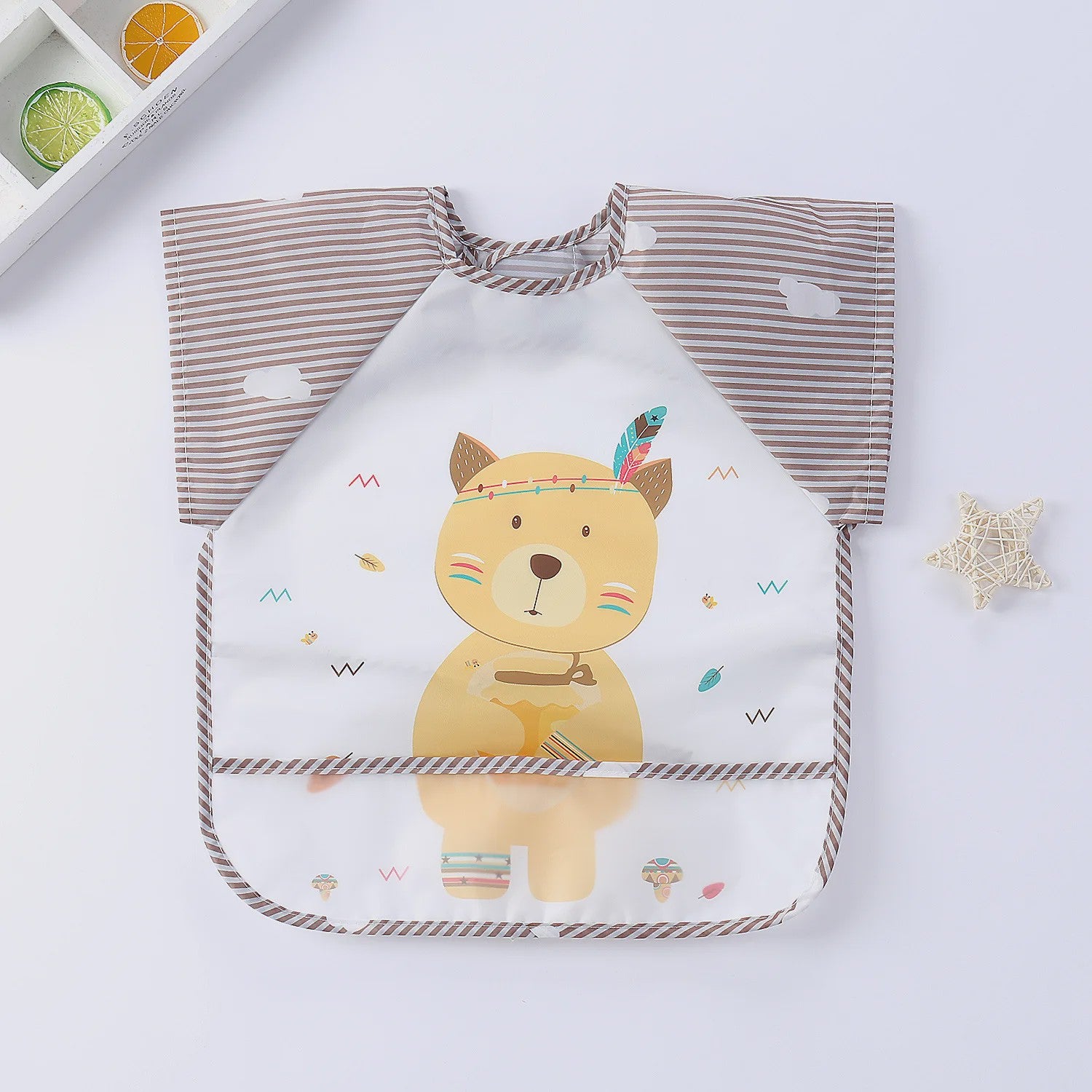 Waterdichte Slab met Lange Mouwen voor Baby's en Kinderen - EVA Materiaal