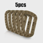 Tactische D-vormige Plastic Karabijnhaak - Set van 5, 10, 15 of 20 stuks - Outdoor & Camping Gear