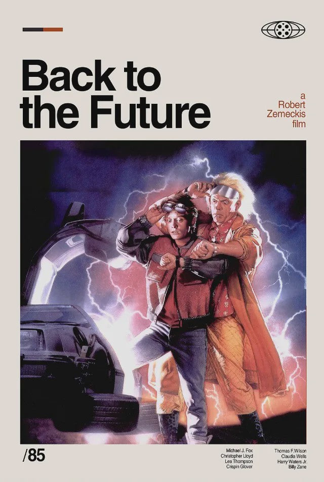 Iconische Film & TV Canvas Posters: Friends, Back to the Future, Pulp Fiction, The Godfather