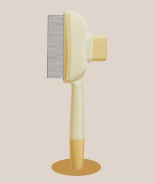 Zelfreinigende Hondentondeuse met één knop - Efficiënte Huisdier Haarverwijderaar & Borstel
