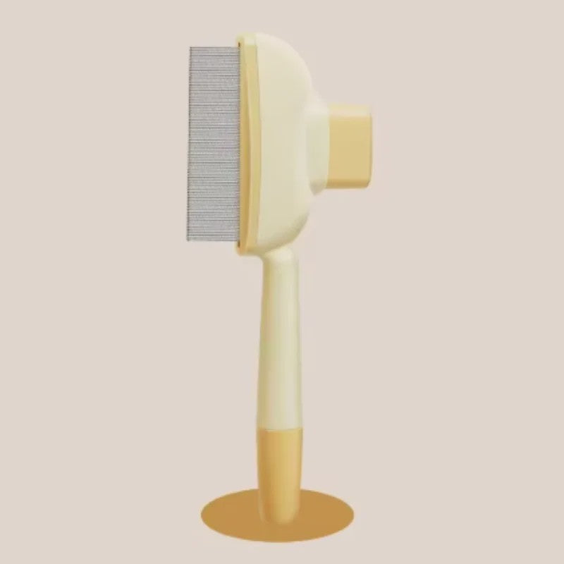 Zelfreinigende Hondentondeuse met één knop - Efficiënte Huisdier Haarverwijderaar & Borstel