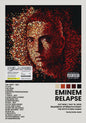Canvas Poster: Drake & Eminem Album Covers - Hip Hop Wall Art