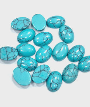 10x Kristal Cabochons Ovaal 13x18mm - Natuurlijke Helende Stenen voor Sieraden Maken