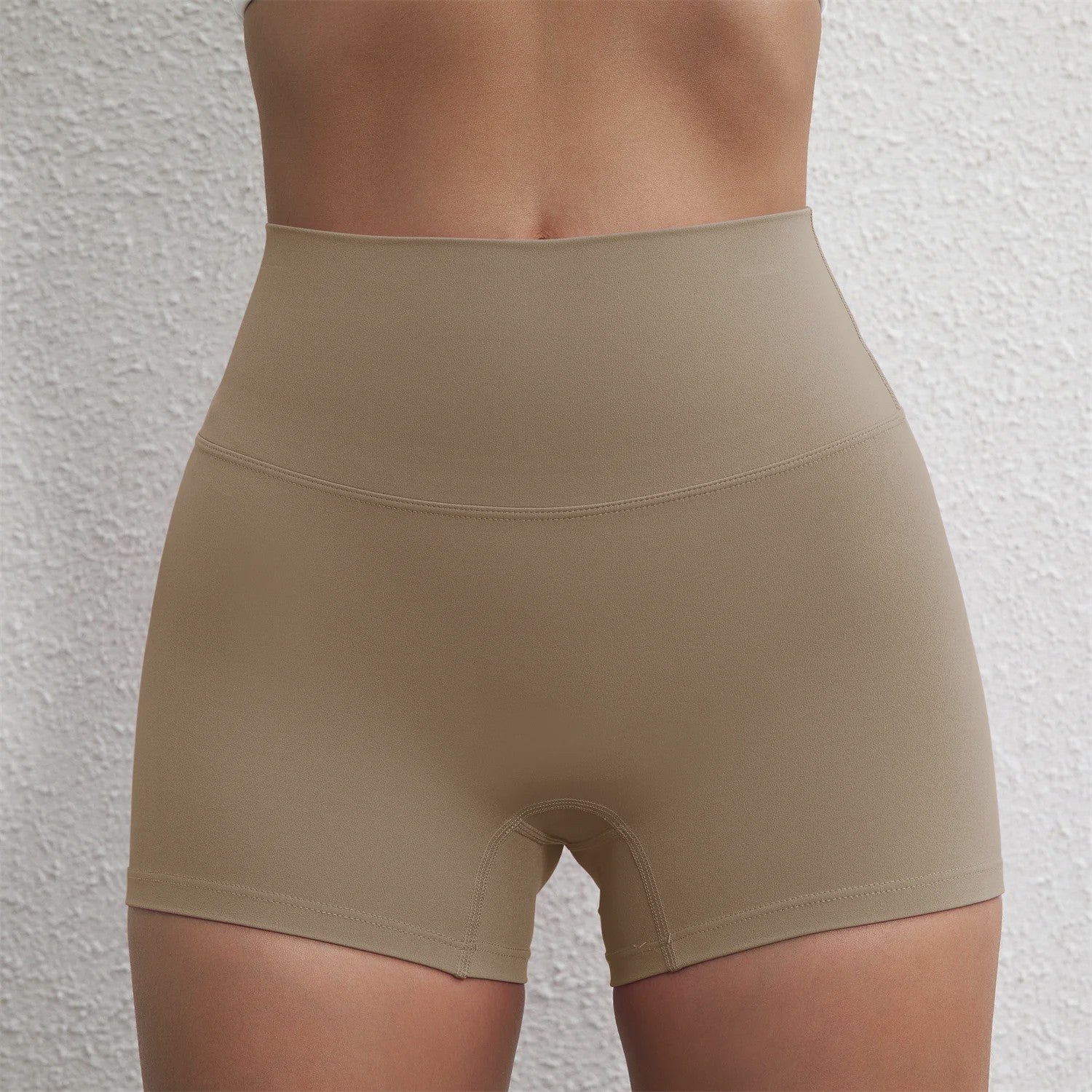 Hoge Taille Compressie Sportshorts voor Dames - Squat Proof & Zacht