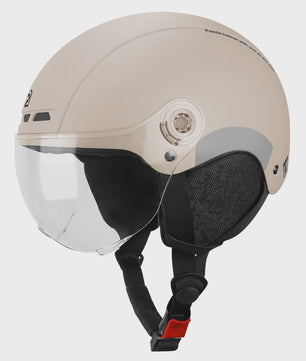 PEMILA Fietshelm Volwassenen met Vizier, Oorbescherming & Reflectie - Veilig & Comfortabel