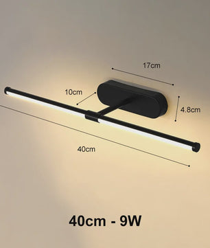 Moderne LED Spiegel Lamp - Wandlamp Badkamer/Slaapkamer - 43cm/58cm