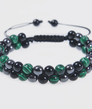 7 Chakra Dubbellaags Edelsteen Armband - Yoga, Meditatie & Helende Kristallen