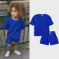 Zomer Set Kinderen: T-shirt met Korte Broek - Jongens & Meisjes Sportkleding Outfit