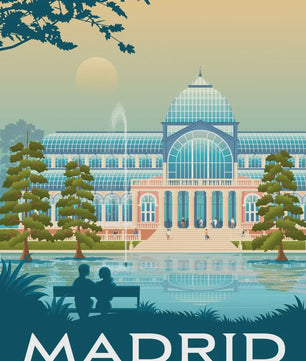 Nordic Canvas Poster: Kleurrijke Reisposters van Europese Steden - Parijs, Nice, Monaco