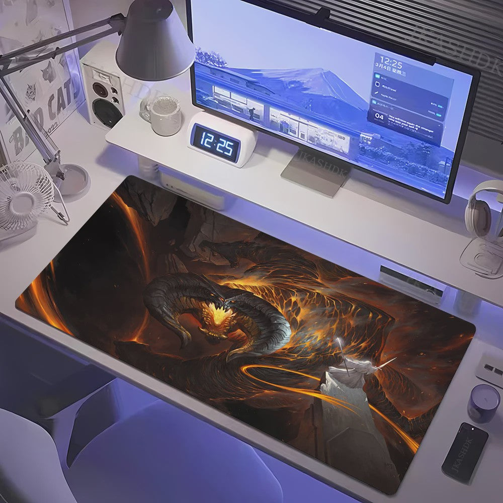 Grote Gaming Muismat XL - Lotrs Film Thema Deskmat voor PC & Bureau