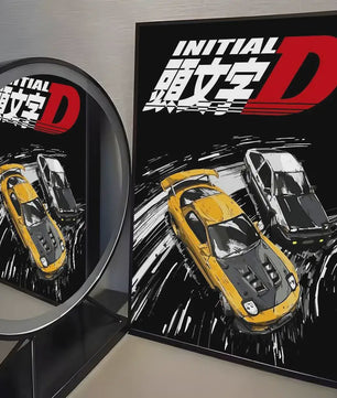 Initial D AE86 JDM Poster - Iconische Auto Kunst voor de Fan