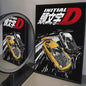 Initial D AE86 JDM Poster - Iconische Auto Kunst voor de Fan