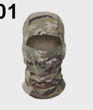 Multicam Camouflage Balaclava - Volledig Gezicht Hoofddeken voor Skiën, Fietsen & Outdoor