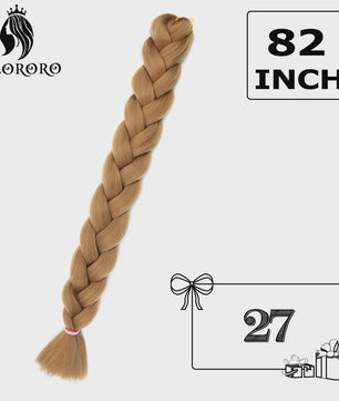 Alororo Jumbo Braids Haarverlenging - 82 Inch Synthetisch Hittebestendig Vlecht Haar