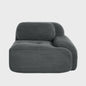 Moderne Corduroy Fauteuil Zonder Armleuningen met Kussen - SediaXL