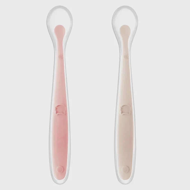 Zachte Siliconen Baby Lepel - Ideaal voor Voedingstraining en Eerste Hapjes