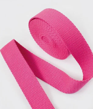 4 Meter Katoenen Band - 1.3mm Dikke Webbing voor Tassen, Riemen & DIY Projecten (20-50mm Breed)