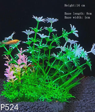 Kunstplanten Aquarium Set - Levendige Decoratie voor Vissenkom en Waterplanten