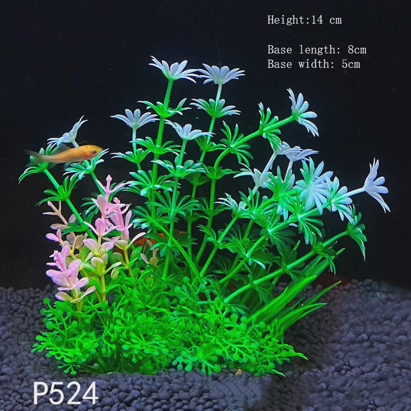 Kunstplanten Aquarium Set - Levendige Decoratie voor Vissenkom en Waterplanten