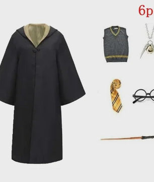Harry Potter Cosplay Kostuum Set - Volwassenen & Kinderen - Gryffindor & Slytherin