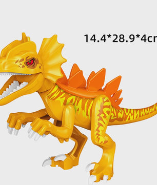 Grote Bouwblok Dinosaurus Speelgoed - Indominus Rex & Tyrannosaurus Rex Modellen