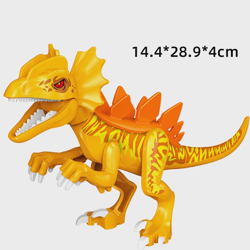 Grote Bouwblok Dinosaurus Speelgoed - Indominus Rex & Tyrannosaurus Rex Modellen
