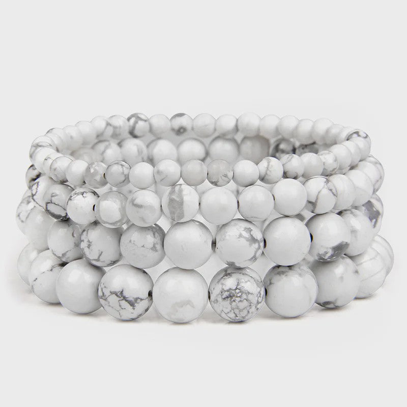 Handgemaakte Natuursteen Armbanden - Onyx & Agate Kralen - Yoga & Reiki Energie - Unisex 19cm