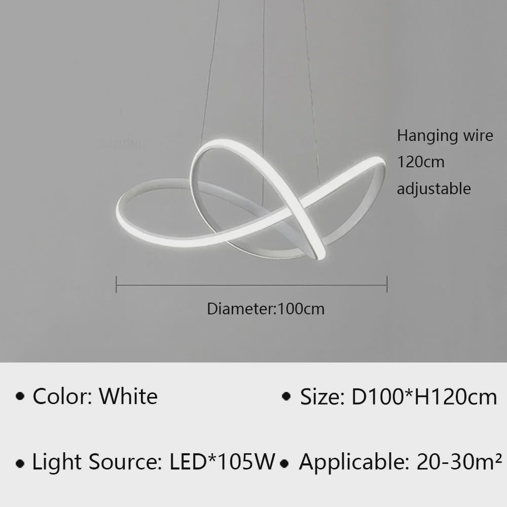 Moderne LED Hanglamp - Stijlvolle Verlichting voor Woonkamer, Eetkamer & Slaapkamer
