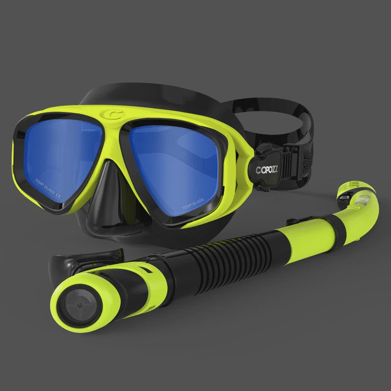 COPOZZ 2025 Duikmasker Set met Snorkel - Anti-Condens, Verstelbaar, Volwassenen