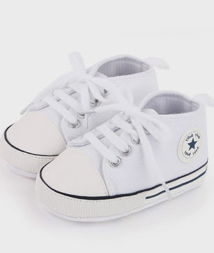 Babyschoenen Canvas Sneakers - Eerste Stapjes Schoentjes met Zachte Zool
