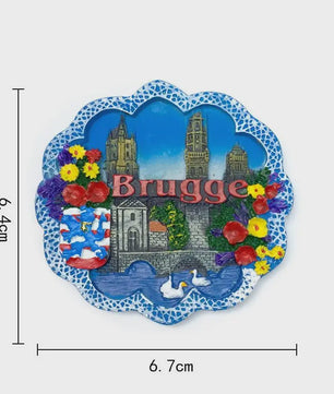 België Koelkastmagneet - Souvenir & Decoratie voor de Keuken
