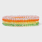 Set van 4 Kristallen Kralen Armbanden - Kleurrijk & Elegant